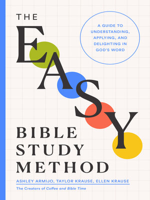 cover image of The Easy Bible Study Method